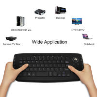 Teclado Inalámbrico Jomaa 2.4G Con Ballón De Tracció Y Rueda De Desplazamiento Mini USB Para Laptop TV Box Computador - details 0