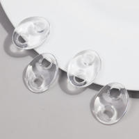 Cadena De Acrílico Transparente Con Bolas De Café Y Nariz De Cerdo Ovalada Para Hacer Joyas Accesorios Para Pulseras Y Collares DIY 10 Piezas - details 1