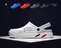Sandalias De Verano Para Hombre EVA Ligera Zapatillas Casuales Clogs Para Jardín Y Playa Talla Grande 49 Zapatos Planos Para El Hogar Y Exteriores - details 1