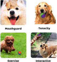 Pelotas chirriantes para Perros, juguetes para Perros, Limpieza de dientes, juguetes para Masticar para Perros - details 2