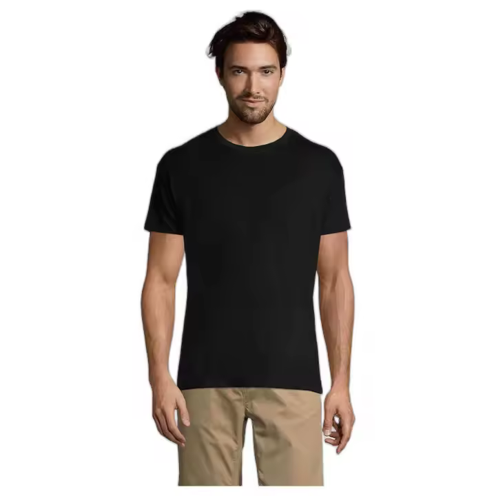 Camiseta de Manga Corta Roly Dogo Premium para hombre en color negro - 1