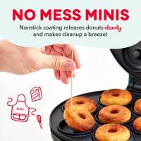 Máquina de Mini Donuts 900W - Plancha Antiadherente para 7 Donas de 5.7cm - Ideal para Desayunos, Postres y Aperitivos - Pequeño Electrodoméstico de Cocina para Niños y Familia - details 4
