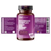 Magnesio Complex Vitalnatura | Citrato 1593 mg + Bisglicinato 600 mg (375mg Elemental) + Vitaminas B5, B6 y Ashwagandha Pura | Potencia y Energía Natural, Reduce el Estrés y el Cortisol, Músculos Fuertes, Sueño Reparador y Relajante | 240 Cápsulas - details 7