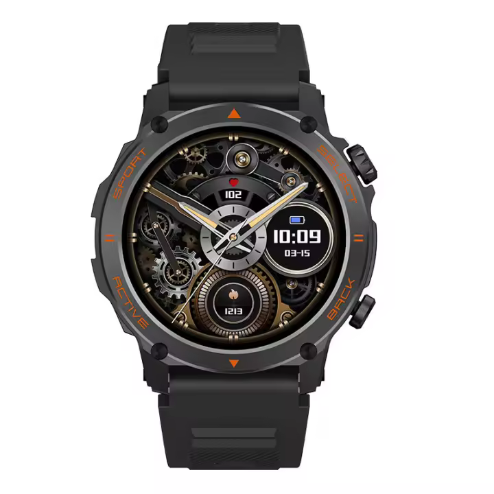 Reloj inteligente con pantalla AMOLED Z136 llamada Bluetooth pulsera deportiva frecuencia cardíaca presión arterial monitoreo de oxígeno en sangre - 1