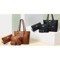 Bolsos de Mujer Bolso Bandolera Tote Totalizador Señoras Moda Grande De Hombro Bolsos PU Cuero Billetera 2pcs Set - details 1