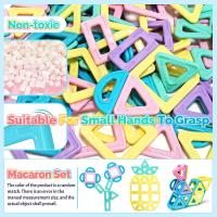Juego De Construcción Magnético Macaron Set De Bloques Educativos STEM Duraderos Regalo Creativo De Cumpleaños Colores Variados - details 5