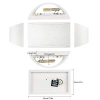 Apliques de pared para interiores, lámpara de pared LED Blanca de 7 W, aplique de Yesto Blanco Caliente para dormitorio, Hogar, pasillo, Sala de estar. - details 1