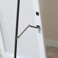 Con base de suelo, 45x160 cm, Espejo de comparación, Espejo para arsario, Espejo para dormitorio y Salón, Espejo de vestido, color Plisado. - details 3
