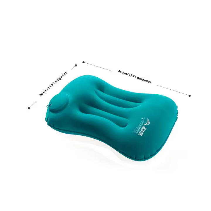 BSWOLF Almohada De Viaje Inflable Para Acampar Ultraligera Soporte Para Cuello Y Lumbar Almohada Aérea Portátil Para Hiking - 1