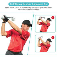 Entrenador De Swing De Golf Con Almohadilla Para Muñeca Herramienta De Entrenamiento Para Corrección De Postura Y Alineación De Movimiento Fácil Accesorio De Práctica De Golf - details 4