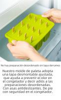 Molde De Helado De Silicona Mini Con Palitos De Madera Para Verano Herramientas De Helados Eco-amigables Y Personalizables - details 4