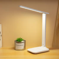 Lámpara De Mesa LED Con Interruptor Táctil Blanco Plegable Para Dormitorio Luz Nocturna De Lectura Cuidado Ocular Con Enchufe USB Dimmable - details 13