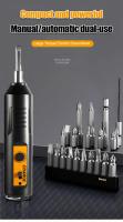 Juego De Destornilladores Eléctricos Recargables Herramienta De Perforación Manual Con Batería De Litio Portátil Para Uso Doméstico Y DIY - details 0