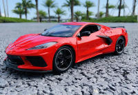 Maisto 1:18 Coche De Deportes Simulado Chevrolet Corvette C8 2020 Modelo De Coche Retro De Aleación Decoración Y Colección Para Jóvenes Y Adultos - details 5