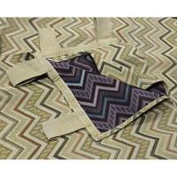 Cortina para Puerta Exterior Mercatienda.es Elegante y Funcional 140x260cm Zigzag Amarillo - details 1