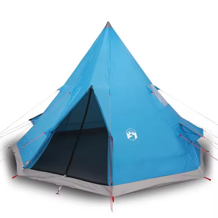 vidaXL Tienda de Campaña Tipi para 4 Personas Impermeable Toldo Carpa Color Azul,  orange,  Verde y mas - 1