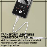 Promate Auxlink-i Cable Apple MFi iPhone Lightning a Jack 3.5mm Macho/Macho - details 0