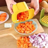 Cortador De Verduras Multifuncional Eco-amigable Plástico Y Acero Inoxidable Para Cebollas Patatas Y Lechugas Herramienta De Cocina - details 4