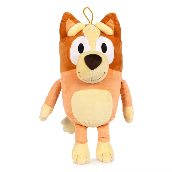 Peluche Bingo 45cm, Peluche Guarda Pijama Bingo Bluey, Guarda Pijamas para Niños y Niñas, Color Naranja, Regalo Cumpleaños, Navidad, Reyes - 1