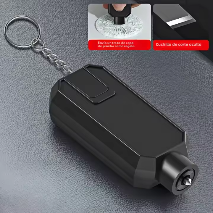 Herramienta De Emergencia Para Coche Rompe-Vidrios De Metal Fácil De Transportar Rompe Rápidamente La Ventana En Caso De Urgencia - 1