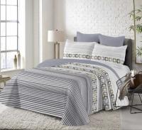 MULTIHOGAR-Colcha multiuso REVERSIBLE ESTAMPADA para Cama 90/105/135/150Cubrecama Fina, para Primavera, Verano y Entretiempo, Incluye Funda de Cojín - details 0