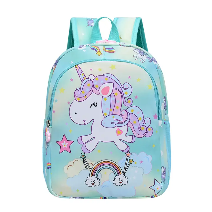 Mochila De Gran Capacidad Para Niñas De Jardín De Infantes Dibujos Animados Unicornio Lindo Mochila De Moda Para Escuela Exterior - 1
