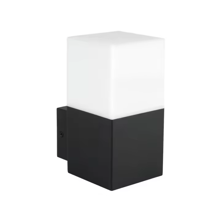 Ledkia Aplique de Pared Exterior Aluminio Augusta Negro - 1