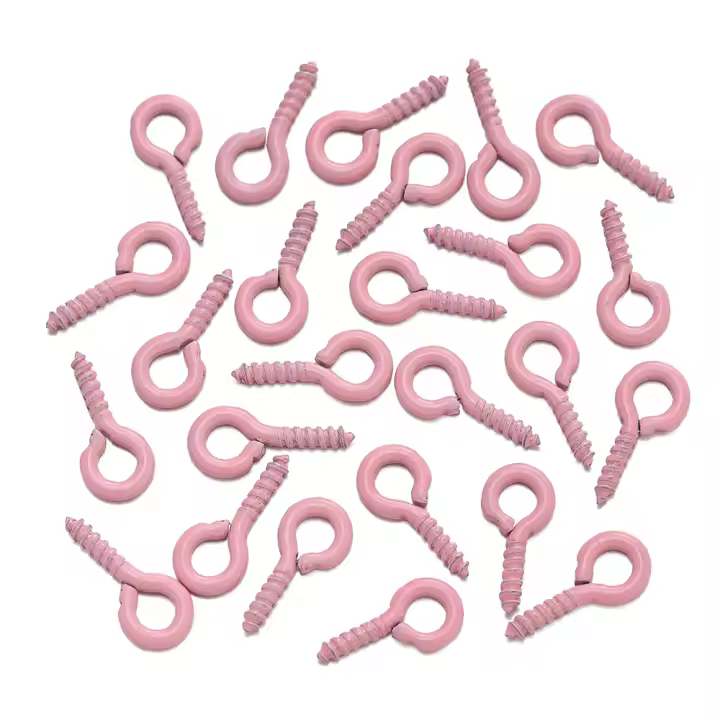 100pcs De Ojales Pequeños Y Coloridos Para Joyería Suministros De Hebeleras Y Cerraduras De Hilo Metálico Para Creación De Joyas - 1