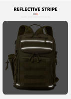 Mochila De Camping Y Pesca Para Hombres Mochila De Deportes Al Aire Libre Mochila De Trekk Ing Y Senderismo Bolsa De Mano Para Viajes Con Diseño Multibolsillo Y Correa De Hombro - details 12