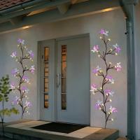1pc Vine De Encanto Con 30LED Y Mariposa USB Iluminación Impermeable De 8 Modos Para Interior Y Exterior Regalo De San Valentín Decoración De Hogar Y Fuego - details 1