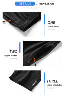 Shorts De Correr Para Hombre Talla Grande Secado Rápido Bolsillo Con Cierre Para Gimnasio Y Baloncesto Negro Shorts De Entrenamiento Deportivo Con Cierre De Cremallera - details 7