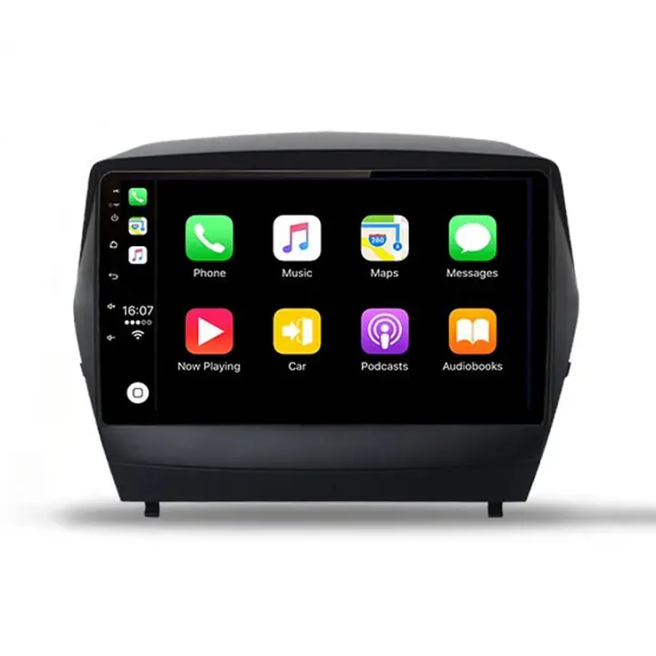 AWESAFE inalámbrico CarPlay Android Auto Radio para Hyundai Tucson 2 ix35 2009 2010 2011 2012 2013 2014 2015 coche reproductor multimedia GPS 2 din autoradio volante controles RDS Bluetooth - 1