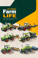 Bloques De Construcción Educativos City Farm Farmer Mower Sower Harvester Juguetes Para Niños Bloques De Plástico ABS Compatible Con Lego Regalos Para Niños Mayores De 3 Años - details 0