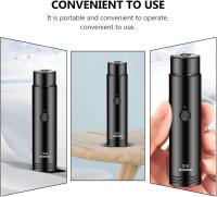 Máquina de afeitar eléctrica recargable Rotary Razor portátil Cara máquina de afeitar impermeable Mini Beard máquina de afeitar para hambres Húmedo Seco afeitado - details 2