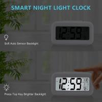 Reloj De Alarma Digital LED Con Función De Sueno Y Calendario Multifuncional Para Escritorio Material Plástico - details 1
