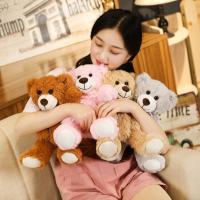 Oso De Peluche Teddy Color Marrón Suave Juguete Para Bebé Decoración De Habitación Regalo Para Showers De Bebés Tipo De Peluche - details 4