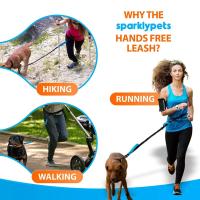 Correa Retráctil Reflectante Y Elástica Doble Para Perros Correa Portátil Para Running Correa De Cadena Para Mascotas Suministros Al Por Mayor - details 4