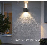 Lámpara De Pared Moderna TRAZOS IP65 Impermeable Para Exterior Y Dormitorio Iluminación Circular Y Cuadrada Decorativa Con Luz LED Para Jardín Porche Cocina Comedor Estudio Baño - details 6