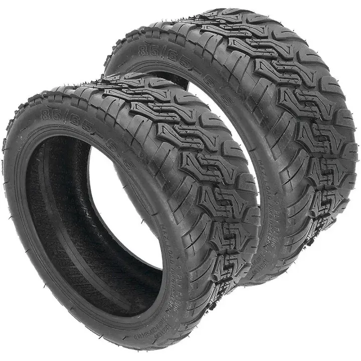 FGNS.Dos Piezas 85/65-6.5 neumático tubo exterior equilibrio neumático Scooter piezas de repuesto compatibles para Ninebot Mini PRO/9 Balance Car,Equilibrio Xiaomi,patinete ecorider e4-9,Kugoo G-Booster/G-Max/G2 Pro,Patinete ecoxtrem Bison.,Ruedas scooter - 1