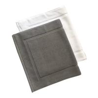 Toalla De Piso Blanca Espesa Y Absorbente De Algodón 100% Para Baño SPA Y Hotel No Eslipiente Tamaño 50x80cm Disponible En Gris Y Blanco - details 3