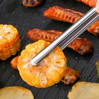 Pinzas De Asado De Acero Inoxidable Para Cocinar Y BBQ Antideslizantes Utensilios De Cocina Accesorios Para Fiesta - details 2