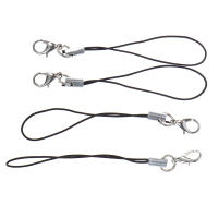 Lanyard De 10 Piezas Para Llaves De USB Correa De Cuerda Negra Unisex Material Acrílico Accesorio De Cadena De Teléfono - details 4
