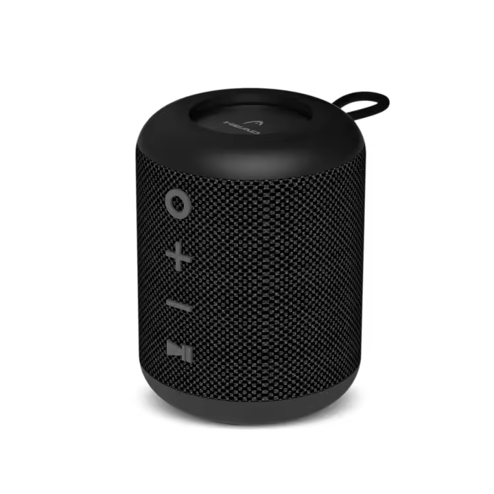 Altavoz inalámbrico portátil HEAD, Auto. 10 horas, Llamadas, True Wireless Stereo, Ranura micro SD, Ø8.5 x 10 cm, IPX7, Negro - 1