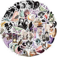 50 PCS Pegatinas Aestéticas De Hechicera Para Adultos Impermeables Vinilo Para Botella De Agua Portátil Teléfono Scrapbooks Y Diario De Hechicería - details 0