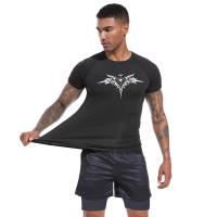 Camiseta De Compresión Anime Para Hombres Estampado Transpirable Fitness Deporte Secado Rápido Guardia De Rostro Para Gimnasio Equitación Tops Casual - details 7