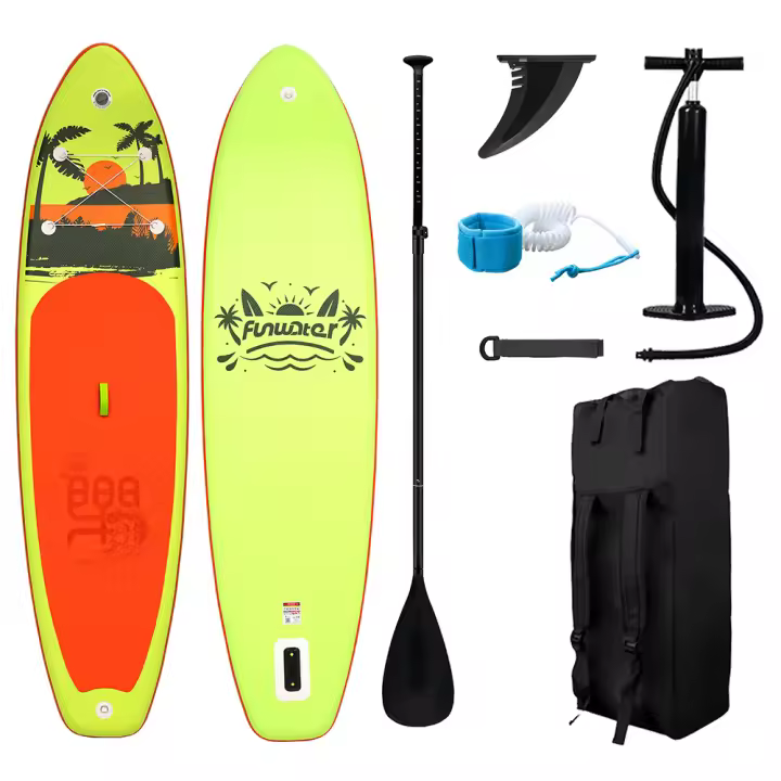 Tabla de paddle FunWater SUPFW27A Ultra-Light Stand Up de 335*84*15 cm para todos los niveles de habilidad con accesorios premium de tabla de paddle, cubierta cómoda antideslizante para jóvenes y adultos. - 1