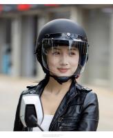Casco Eléctrico Para Hombres Y Mujeres Protección Solar Moto Casco Mitad Para Todas Las Estaciones Peso 880G Material ABS - details 2