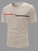 Camiseta De Algodón Puro 100% Para Hombre Estampado De PARIS Cuello Redondo Manga Larga Cómoda Y Casual Para El Verano - details 24