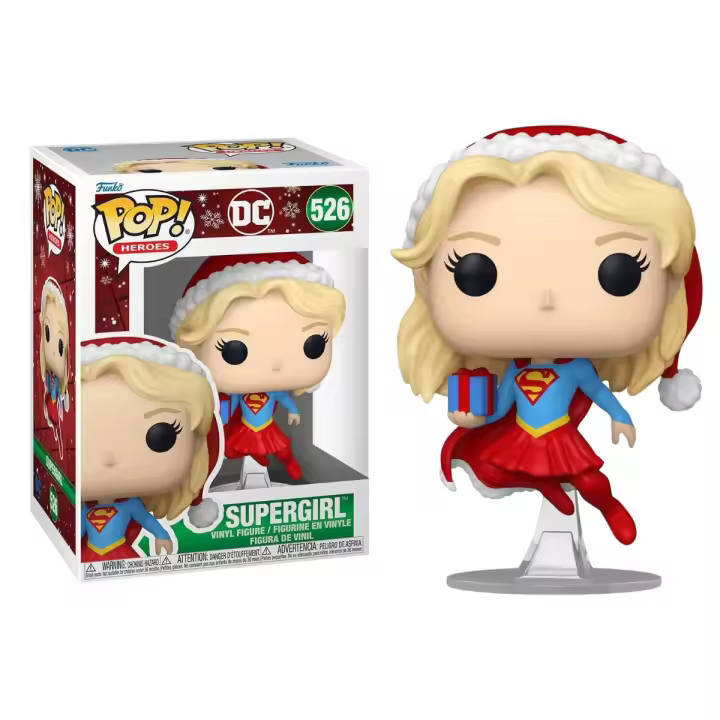 FUNKO POP! DC HOLIDAY - SUPERGIRL, 80031, Nº 526, TIENDA CON LICENCIA OFICIAL - 1