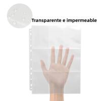Cartera De Cartas De Colección Con 90 Bolsillos A4 Compatible Con Anillos De 2/3/4 Para Organización Y Protección De Tarjetas - details 2